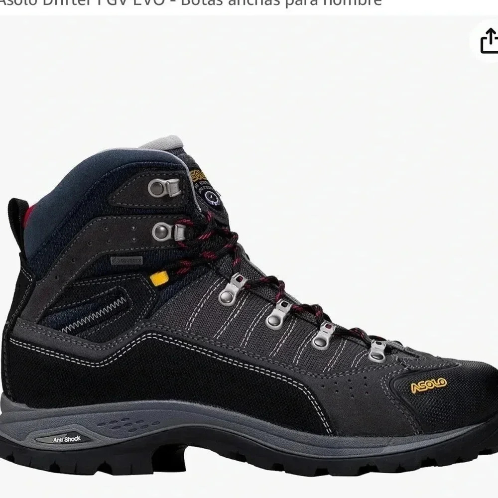 Asolo DRIFTER I GV EVO WIDE FIT gore Tex vibram sole hiking trekking boot